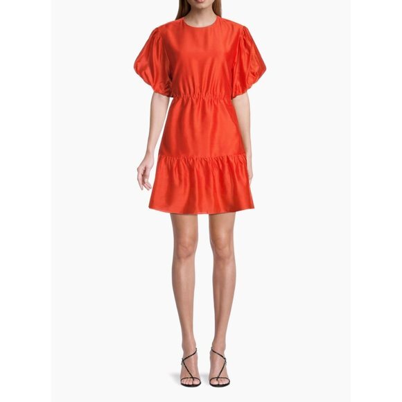 SIR. Lucelia Puff-Sleeve Minidress Size 1/ S - Picture 1 of 10